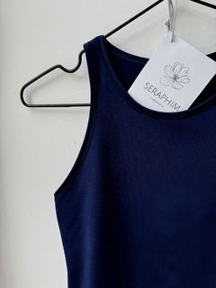 Top Crop azul marino - comprar online