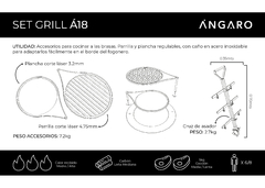 Imagen de FOGONERO A18 Set grill COMPACT