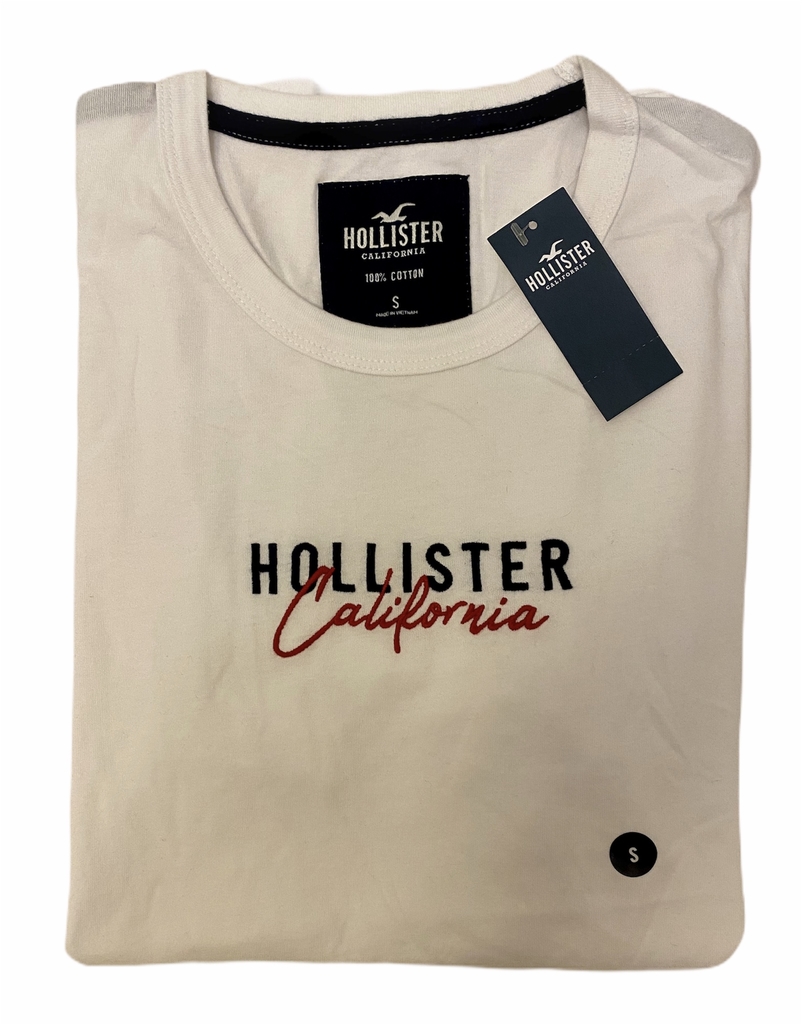 Remera hollister blanca online
