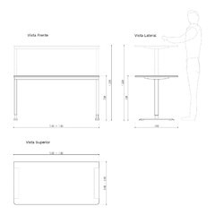 Standing Desk - 1 Motor - tienda online