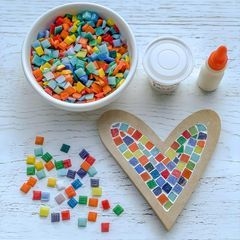 Kits de mosaico para pequeños artistas - BuhoVeo