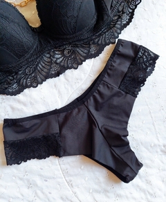 Conjunto Elegance Renda Black - comprar online