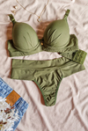 Conjunto Elegance Verde Militar