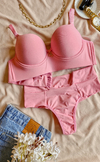 Conjunto Confort Rosa Claro