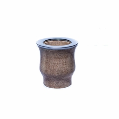 MATE DE ALGARROBO CON VIROLA DE ACERO INOXIDABLE - comprar online