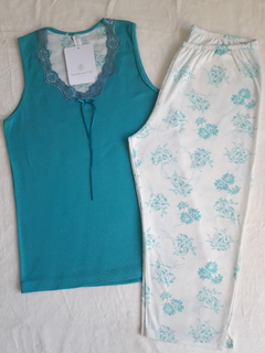 pijamas de mujer con capri talle small