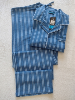 Pijama de hombre 100% algodón frizado - tienda online