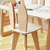 Combo mesa infantil rectangular + 2 banquitos conejo - tienda online