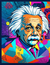 Quadro Albert Einstein Kit 4 Unidades - comprar online