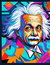 Quadro Albert Einstein Kit 4 Unidades - loja online