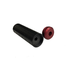 Silenciador em aluminio modelo chamfer spheres 106x29mm - VL AIRSOFT PARTS 