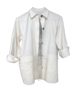 LIZA-Camisa algodón blanco