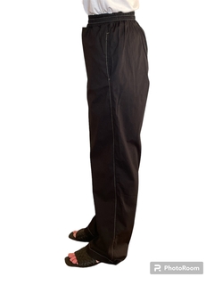 OLYMPIA-Pantalón loungewear 100% Algodón color negro. - comprar online