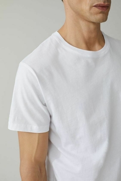 TS2H - T-Shirt blanca para hombre 100% PIMA PERUANO ORIGINAL - comprar online