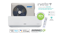 SPLIT SURREY INVERTER SMART - R32 4500 FRIGORIAS FRIO CALOR 553NIQ18GN81F