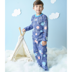 PIJAMA INFANTIL LONGO MASCULINO PLANETAS