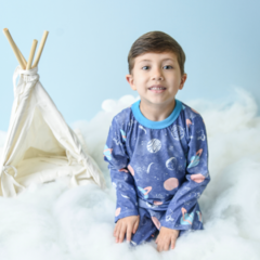 PIJAMA INFANTIL LONGO MASCULINO PLANETAS - loja online