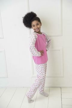 PIJAMA INFANTIL LONGO RAGLAN - ESTAMPA BORBOLETAS - comprar online