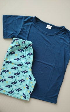 PIJAMA INFANTIL MASCULINO TUBARÃO - DanBe Pijamas