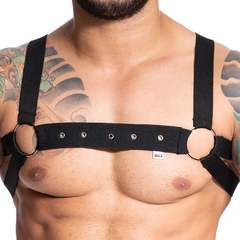 Harness Em Elástico Preto Sd Clothing