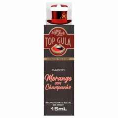 Top Gula Jatos Oral Profundo 15Ml Soft Love MORANGO COM CHAMPANHE - Ponto Hot Sex Shop