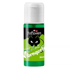 Vibroquete Beijável Vibrante 12Ml Hot Flowers Sabor Menta