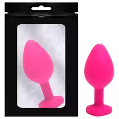 Plug Anal Silicone Coração M Sexy Import cor Pink - comprar online