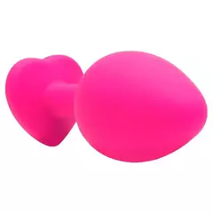 Plug Anal Silicone Coração M Sexy Import cor Pink na internet