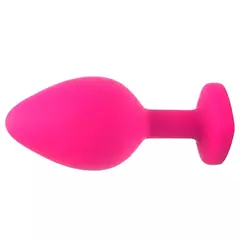 Plug Anal Silicone Coração M Sexy Import cor Pink - Ponto Hot Sex Shop