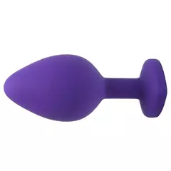 Plug Anal Silicone Coração M Sexy Import cor Roxo - Ponto Hot Sex Shop