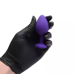 Imagem do Plug Anal Silicone Coração M Sexy Import cor Roxo