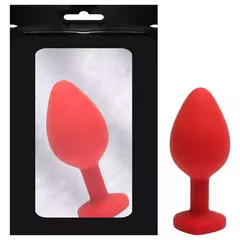 Plug Anal Silicone Coração M Sexy Import cor Vermelho - comprar online