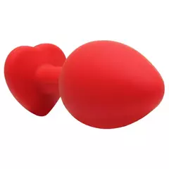 Plug Anal Silicone Coração M Sexy Import cor Vermelho na internet