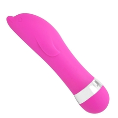 Vibrador Pequeno Ponto G Aveludado Golfinho 11,5 X 2,5Cm Gtoys