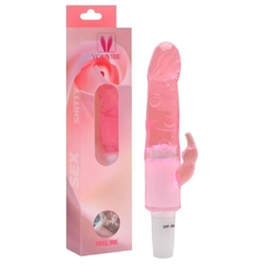 Vibrador Bastão 19 X 3Cm Vipmix cor Rosa