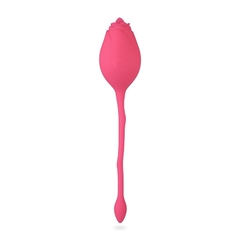 Pink Rose - Vibrador com Linguinha Estimuladora! (Recarregável) - comprar online