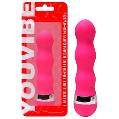 Mini Vibrador Ponto G Aveludado 10,5 X 2,3Cm Vipmix Rosa