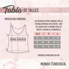 Musculosa Missy con tul en internet