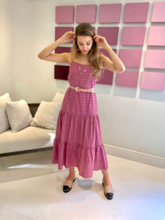 Vestido Laise Alça Rosé - comprar online