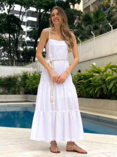 Vestido Laise Alça Branco - comprar online