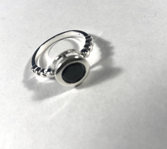 Anillo cristal negro - tienda online