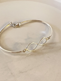 Pulsera plata infinito - comprar online