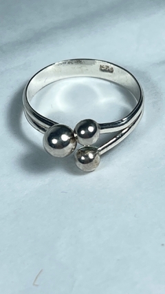 Anillo 3 pelotitas - comprar online