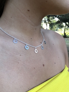 Gargantilla tipo choker Plata 925 en internet