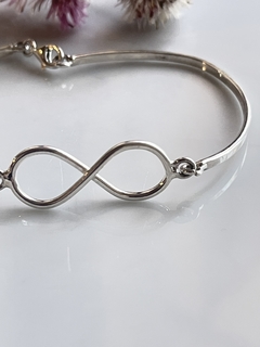 Pulsera plata infinito