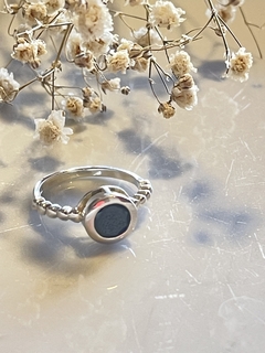 Anillo cristal negro - comprar online