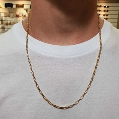 Corrente Cartier Masculina 55 cm Dourada na internet