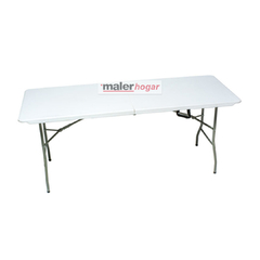 Mesa plegable rectangular estructura acero 1.8- cod.004380 - Maler Hogar