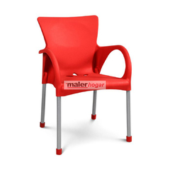 Sillón Infantil color Rojo, pata de caño - cod.006203