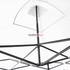 Gazebo Plegable/autoarmable De Acero 3 M × 3 M Impermeable Cod.31310310 - Maler Hogar